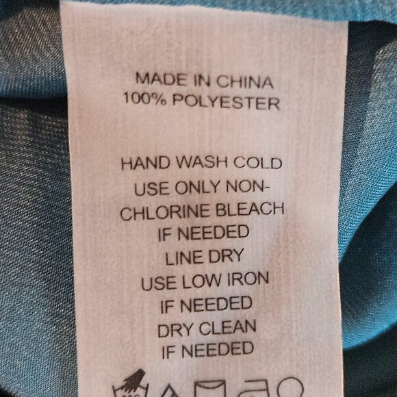 Vince Camuto Teal Sleeveless Blouse 2X NWT - Picture 7 of 8